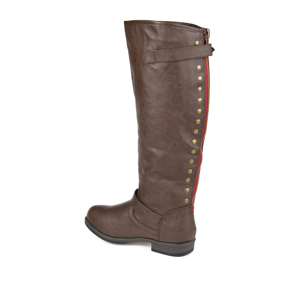 SPOKANE RIDING BOOTS IN FAUX LEATHER