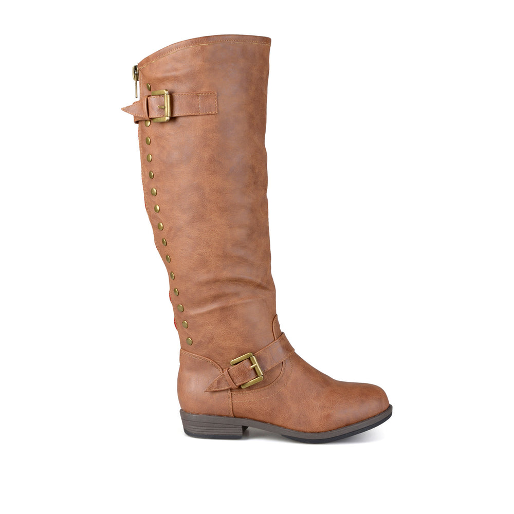 SPOKANE RIDING BOOTS IN FAUX LEATHER