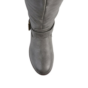 SPOKANE RIDING BOOTS IN X-WIDE CALF - Dark Grey