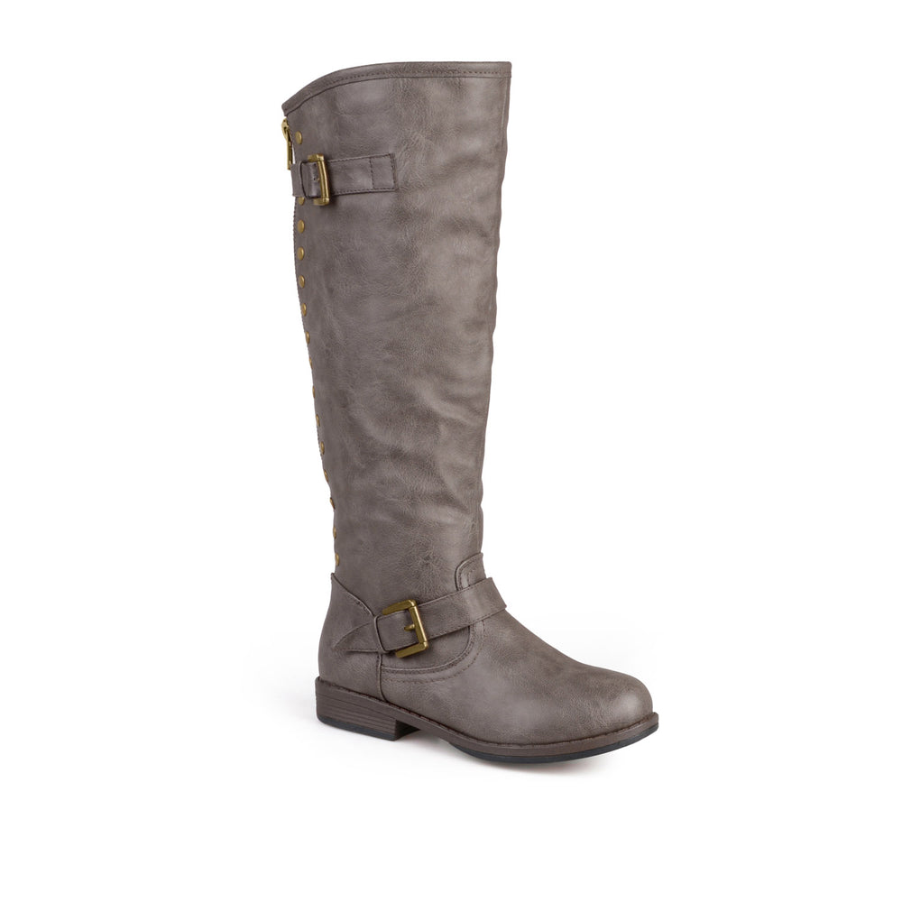 SPOKANE RIDING BOOTS IN FAUX LEATHER