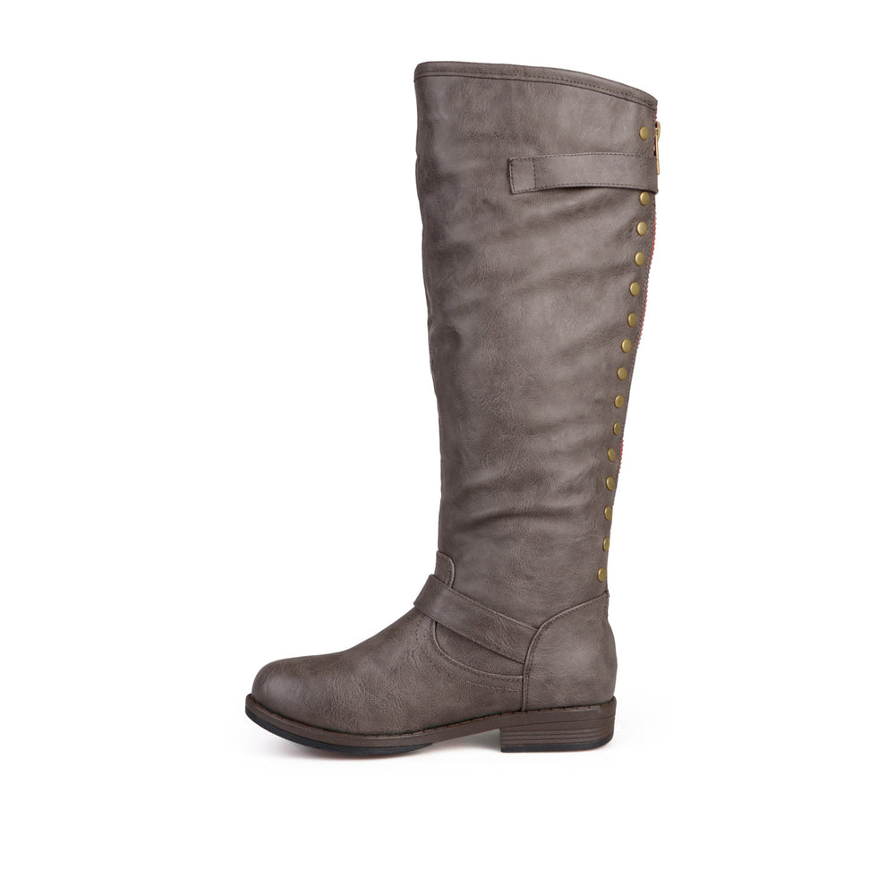 SPOKANE RIDING BOOTS IN FAUX LEATHER