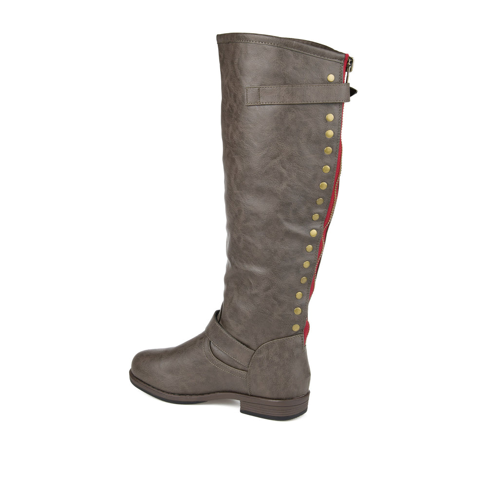 SPOKANE RIDING BOOTS IN FAUX LEATHER