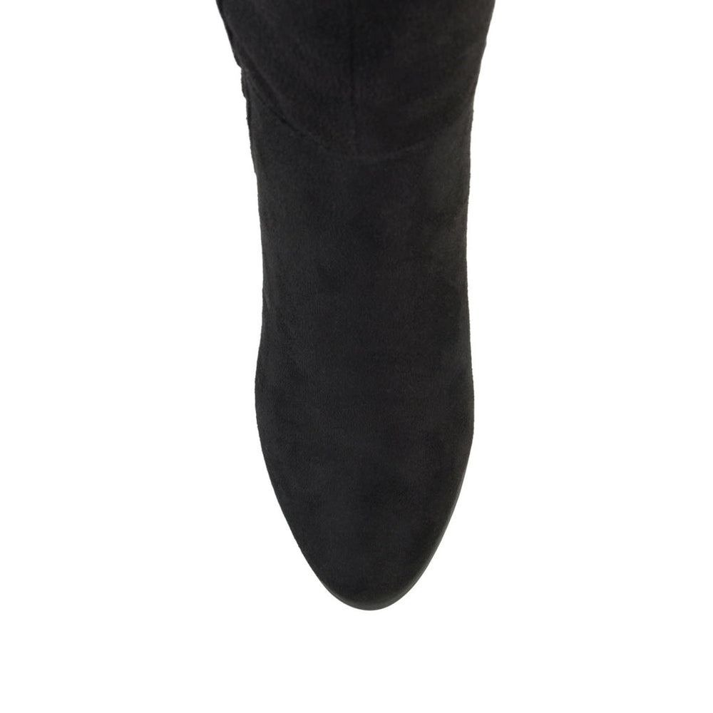 SPRITZ THIGH-HIGH BOOTS IN FAUX SUEDE