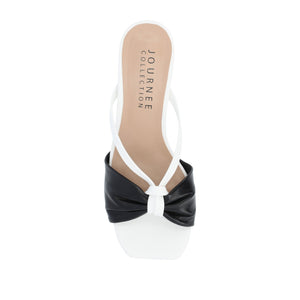 STARLING KITTEN HEELS IN VEGAN LEATHER - Black