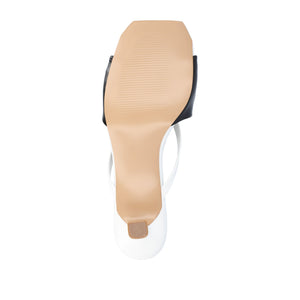 STARLING KITTEN HEELS IN VEGAN LEATHER - Black