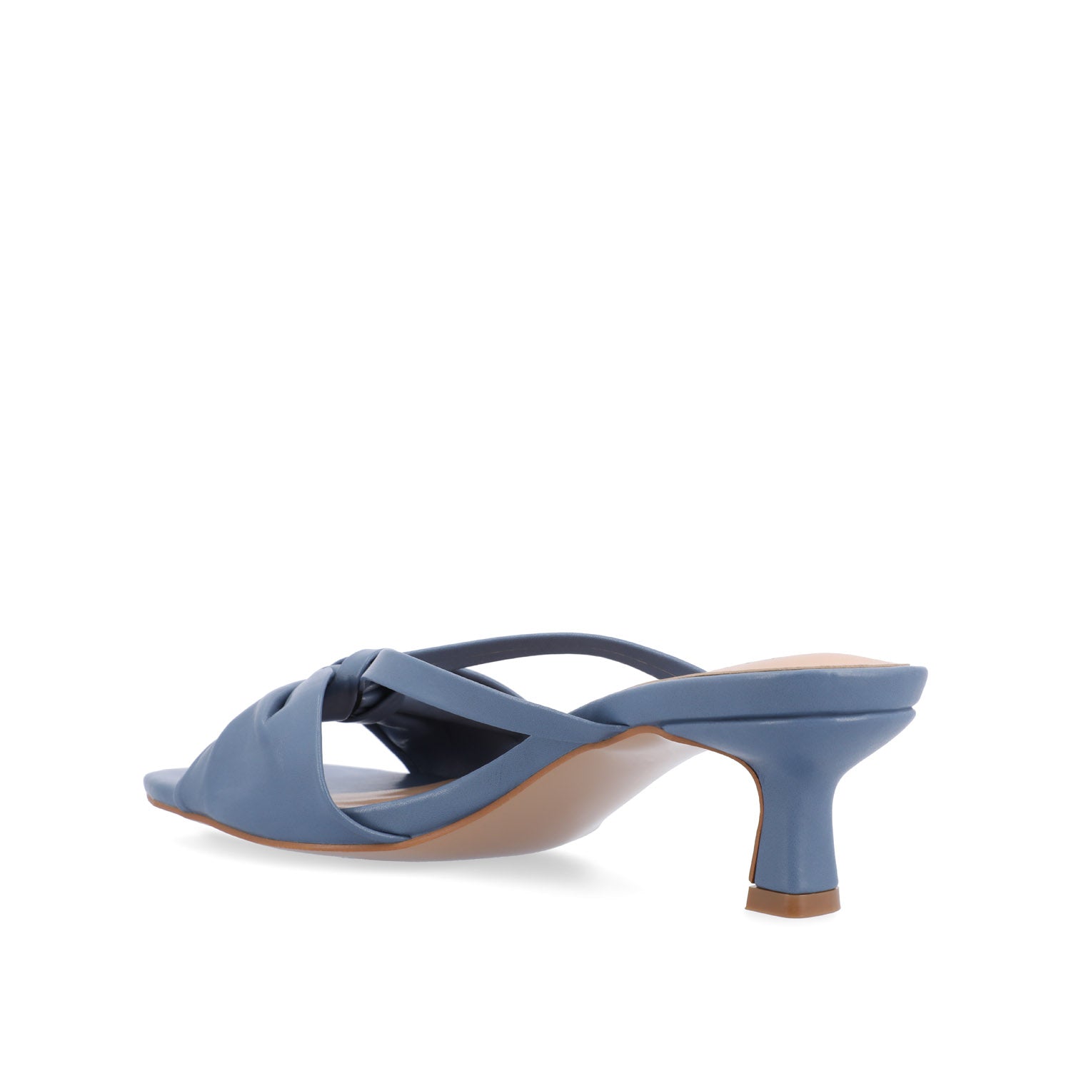 STARLING KITTEN HEELS IN VEGAN LEATHER - Blue