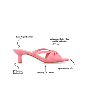 STARLING STATEMENT KITTEN HEELS IN WIDE - Pink