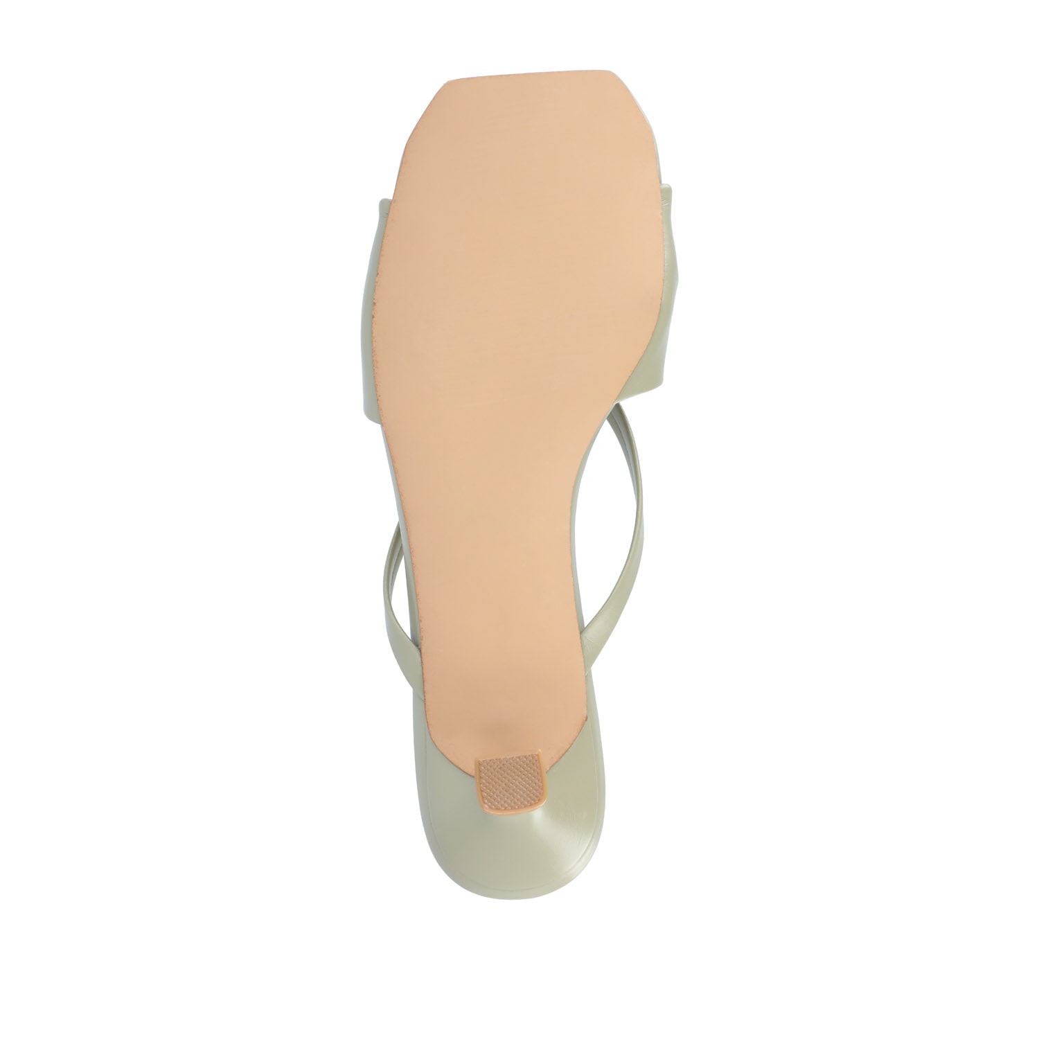 STARLING KITTEN HEELS IN VEGAN LEATHER - Sage