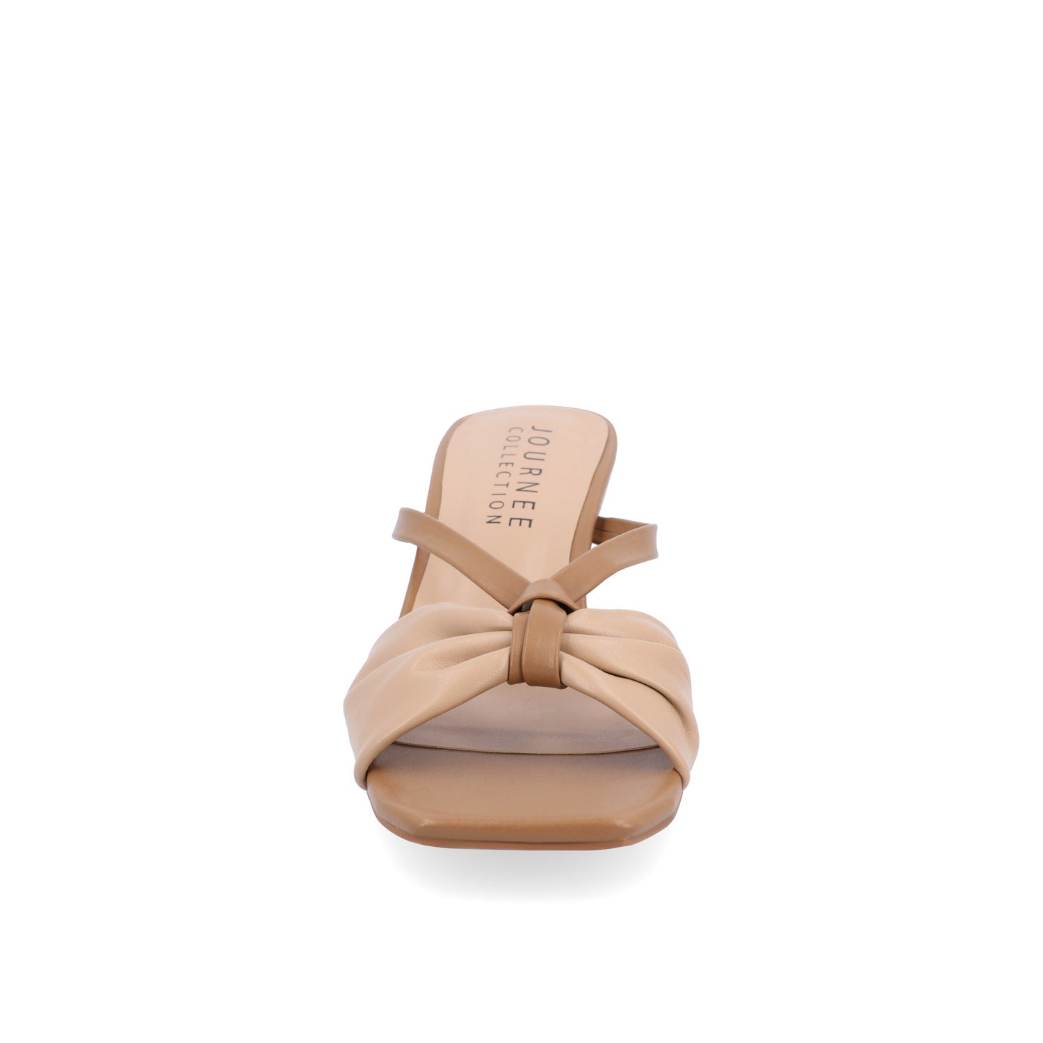 STARLING STATEMENT KITTEN HEELS IN WIDE - Tan