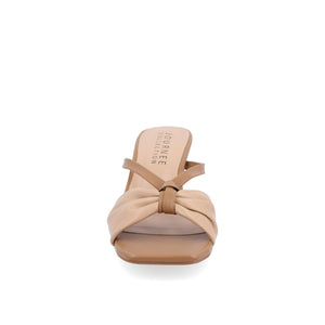 STARLING STATEMENT KITTEN HEELS IN WIDE - Tan