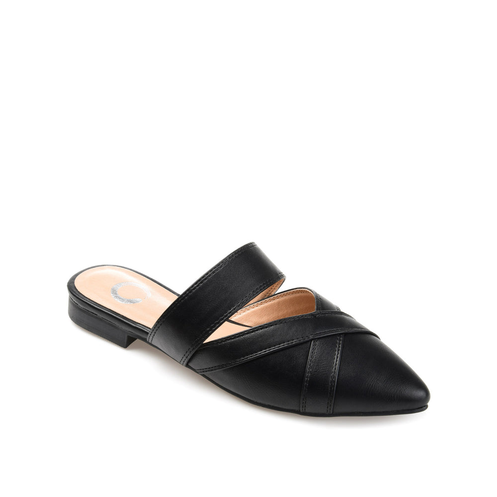 STASI MULE FLATS IN FAUX LEATHER