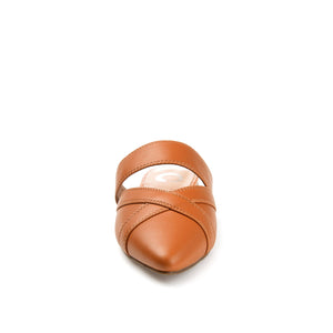 STASI MULE FLATS IN NARROW - Brown