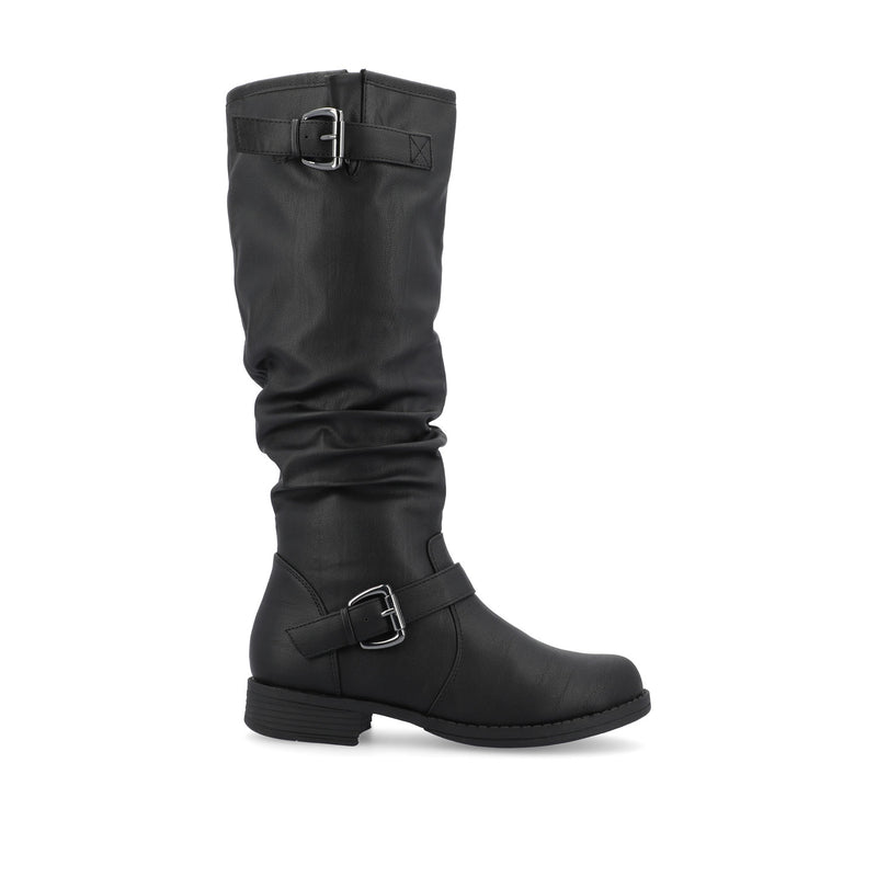 STORMY RIDING BOOTS IN FAUX LEATHER