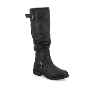 STORMY RIDING BOOTS IN WIDE CALF - Black