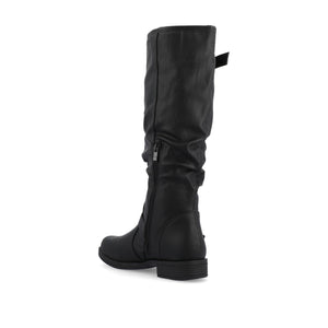 STORMY RIDING BOOTS IN WIDE CALF - Black