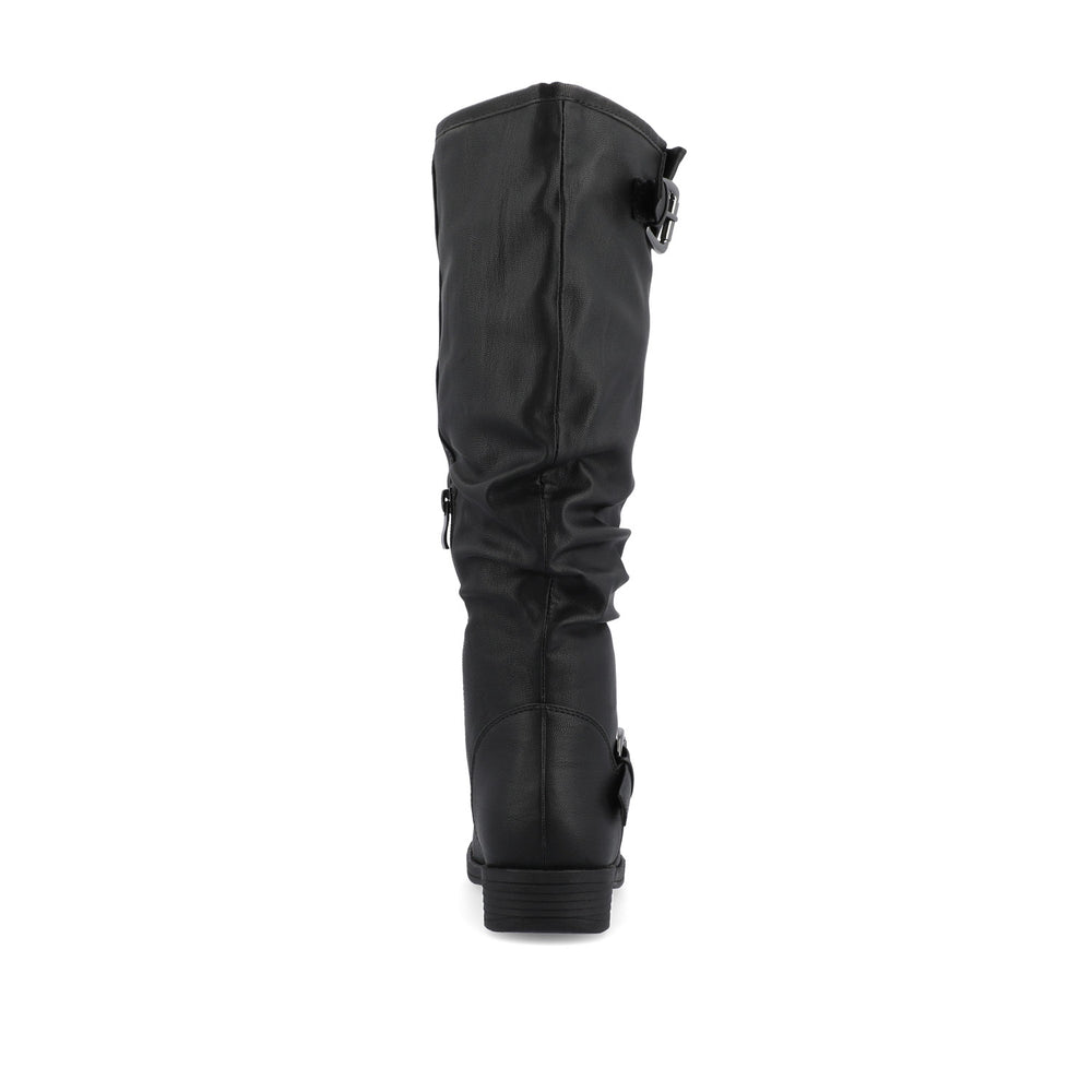 STORMY RIDING BOOTS IN FAUX LEATHER