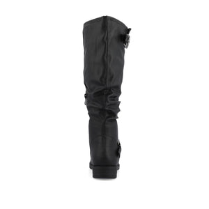 STORMY RIDING BOOTS IN WIDE CALF - Black