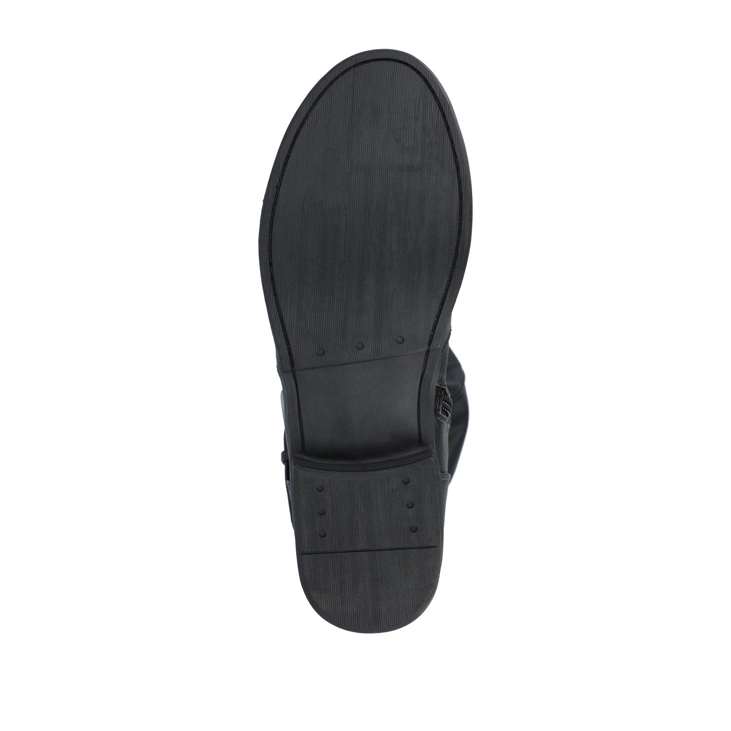 STORMY RIDING BOOTS IN VEGAN LEATHER - Black