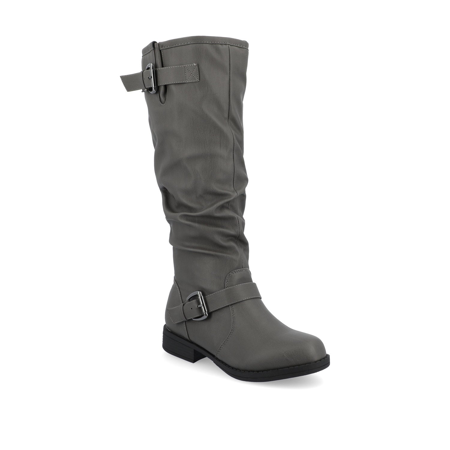 STORMY RIDING BOOTS IN X-WIDE CALF - Grey