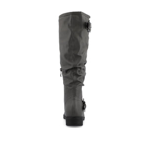 STORMY RIDING BOOTS IN X-WIDE CALF - Grey