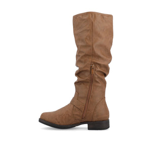 STORMY RIDING BOOTS IN X-WIDE CALF - Tan