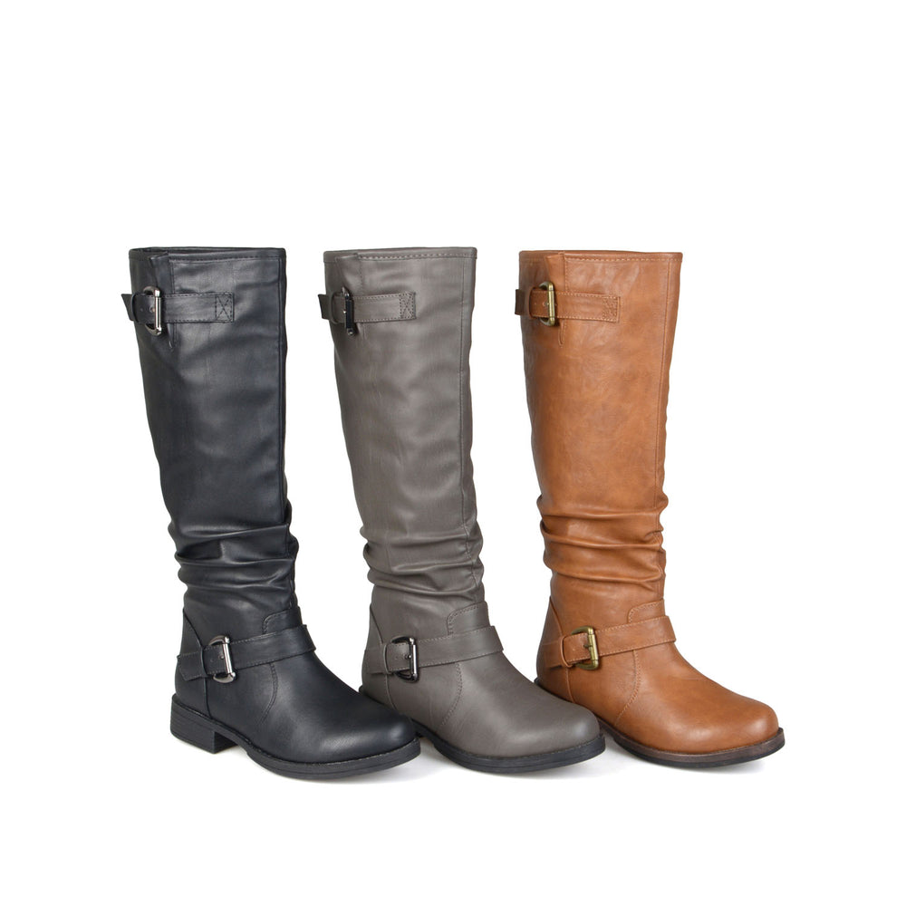 STORMY RIDING BOOTS IN FAUX LEATHER