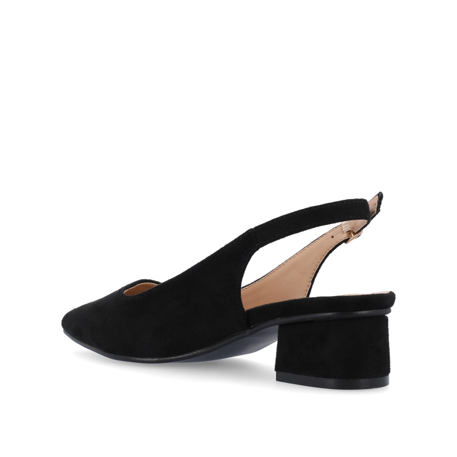 SYLVIA LOW BLOCK HEELS IN WIDE - Black