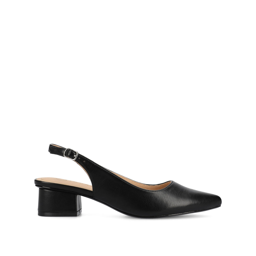 SYLVIA LOW BLOCK HEELS IN WIDE