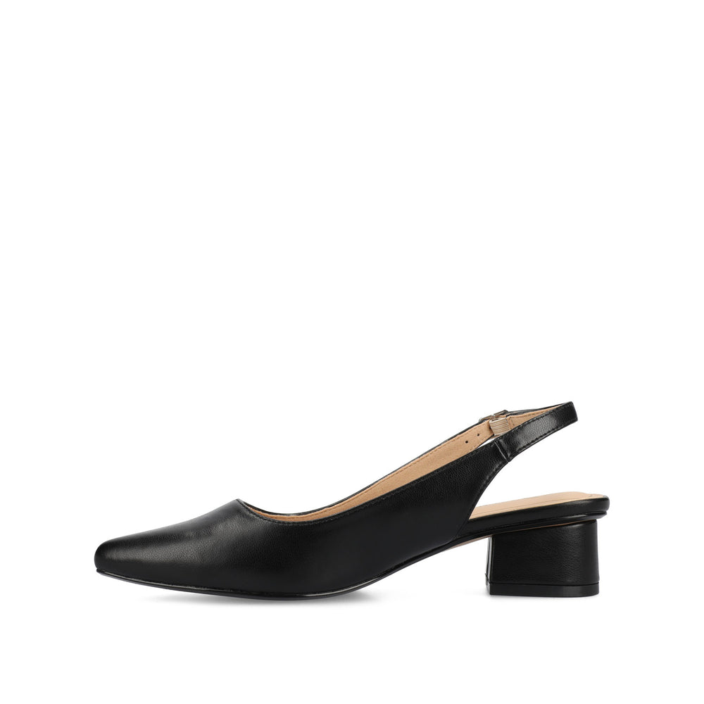 SYLVIA LOW BLOCK HEELS IN WIDE