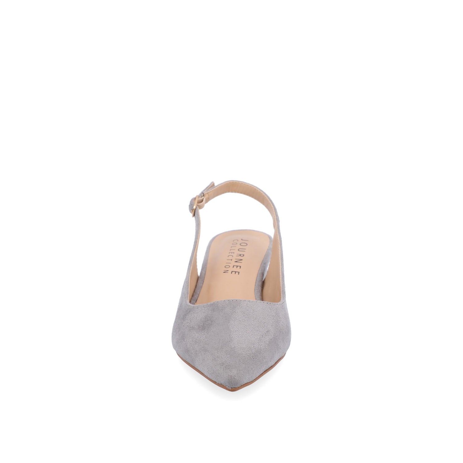 SYLVIA LOW BLOCK HEELS IN WIDE - Grey