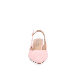 SYLVIA LOW BLOCK HEELS IN WIDE - Pink