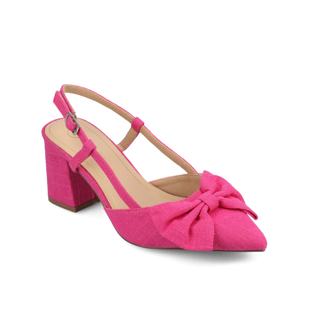 TAILYNN SLINGBACK BLOCK HEELS IN STATEMENT IN WIDE