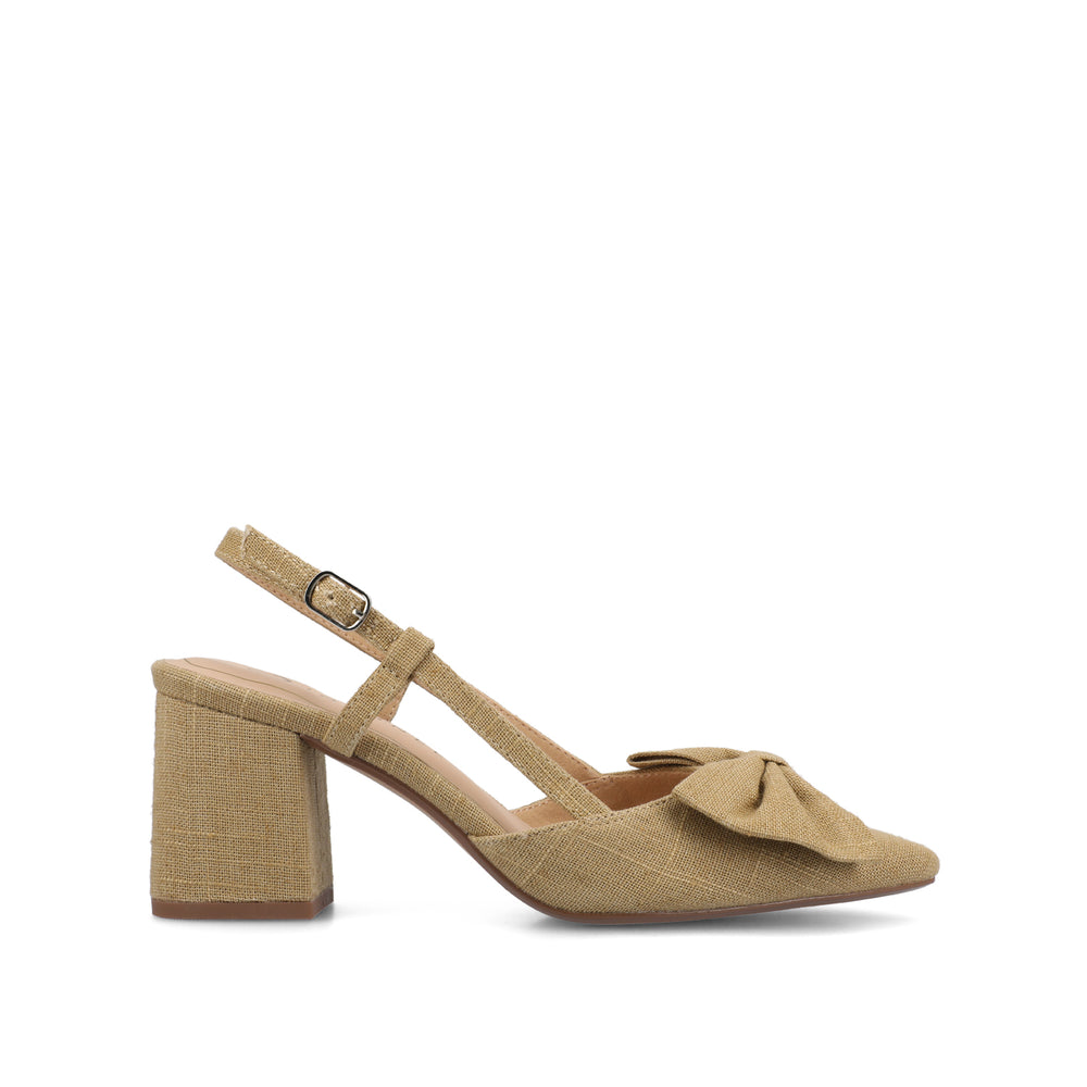 TAILYNN SLINGBACK BLOCK HEELS IN STATEMENT