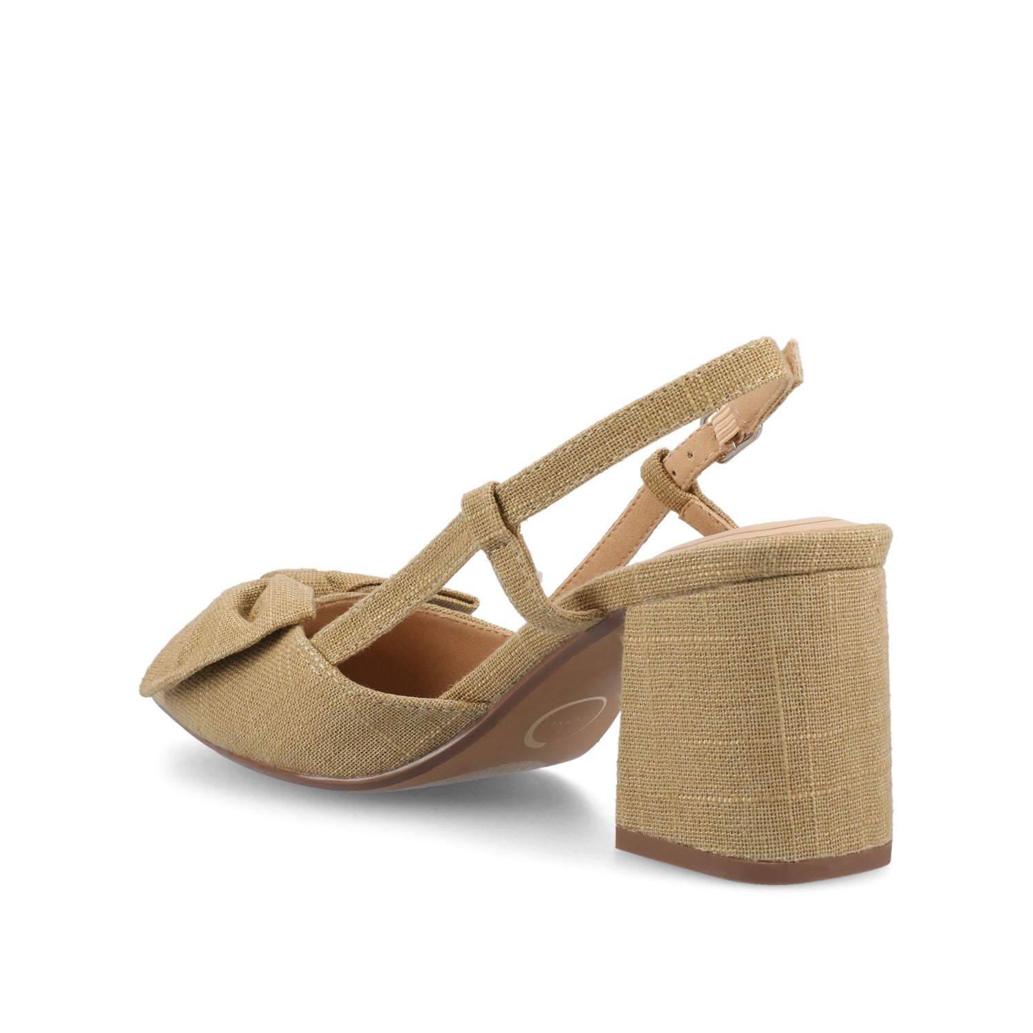 TAILYNN SLINGBACK BLOCK HEELS IN STATEMENT - Wheat