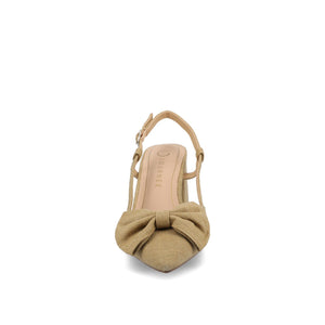 TAILYNN SLINGBACK BLOCK HEELS IN STATEMENT - Wheat