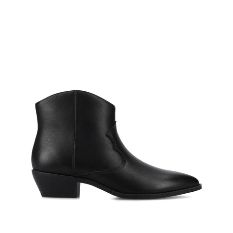 TALIAH WESTERN ANKLE BOOTIES - Black display picture 1
