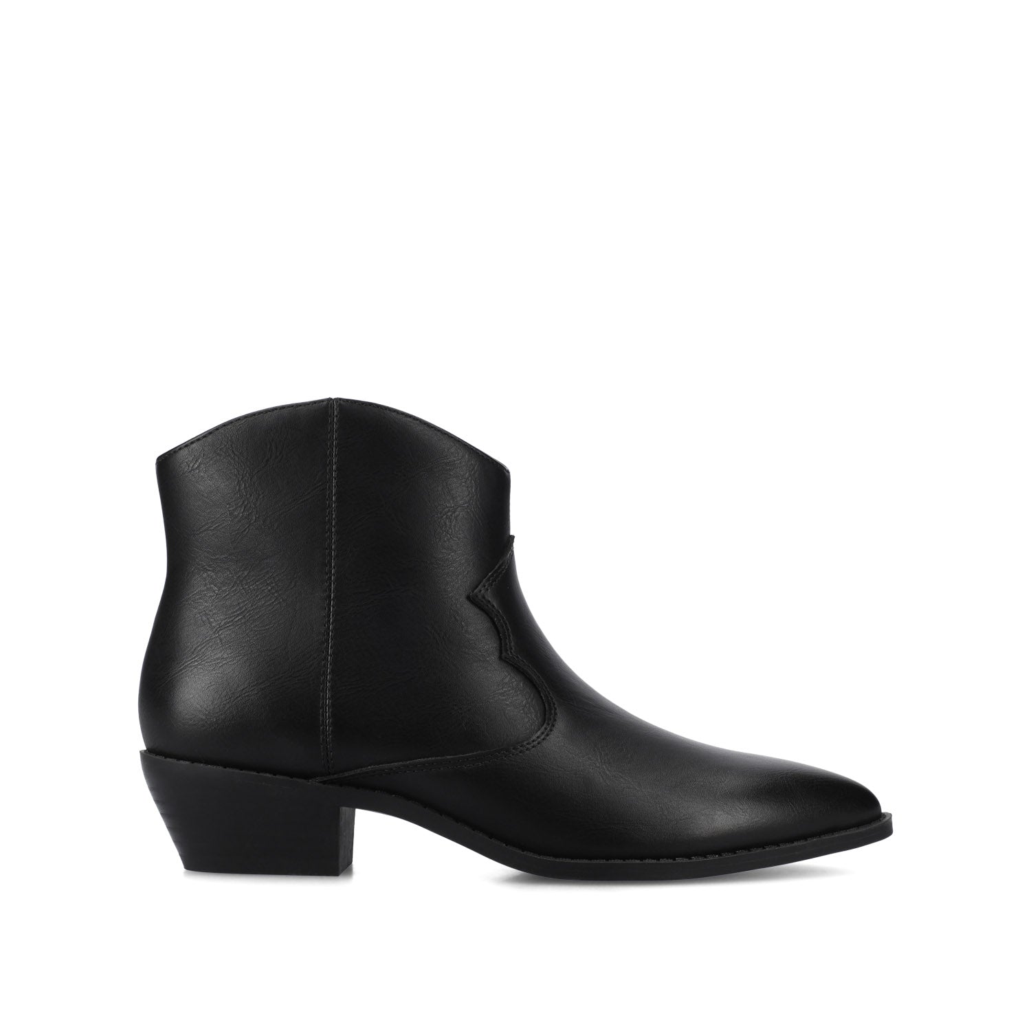 TALIAH WESTERN ANKLE BOOTIES IN WIDE - Black