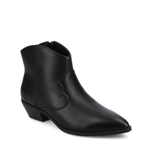 TALIAH WESTERN ANKLE BOOTIES - Black