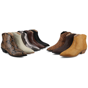 TALIAH WESTERN ANKLE BOOTIES IN WIDE