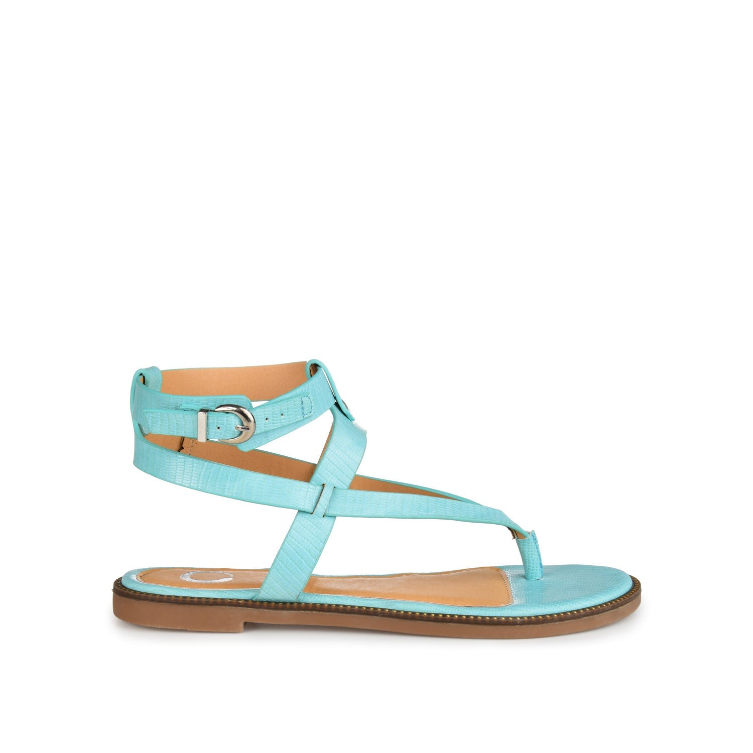 TANGIE MULTI STRAP SANDALS IN VEGAN LEATHER - Blue