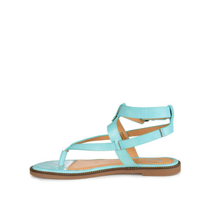 TANGIE MULTI STRAP SANDALS IN FAUX LEATHER
