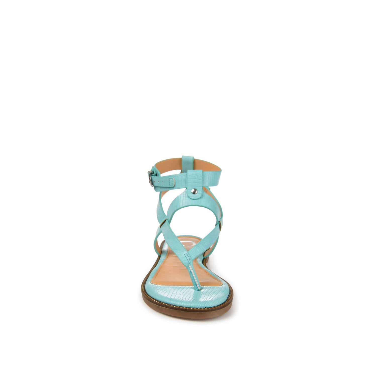 TANGIE MULTI STRAP SANDALS IN FAUX LEATHER