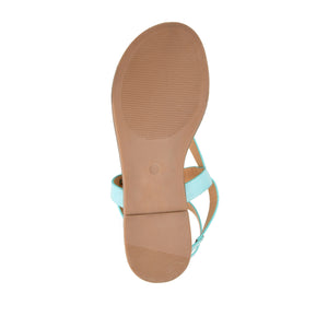 TANGIE MULTI STRAP SANDALS IN FAUX LEATHER