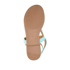 TANGIE MULTI STRAP SANDALS IN VEGAN LEATHER - Blue