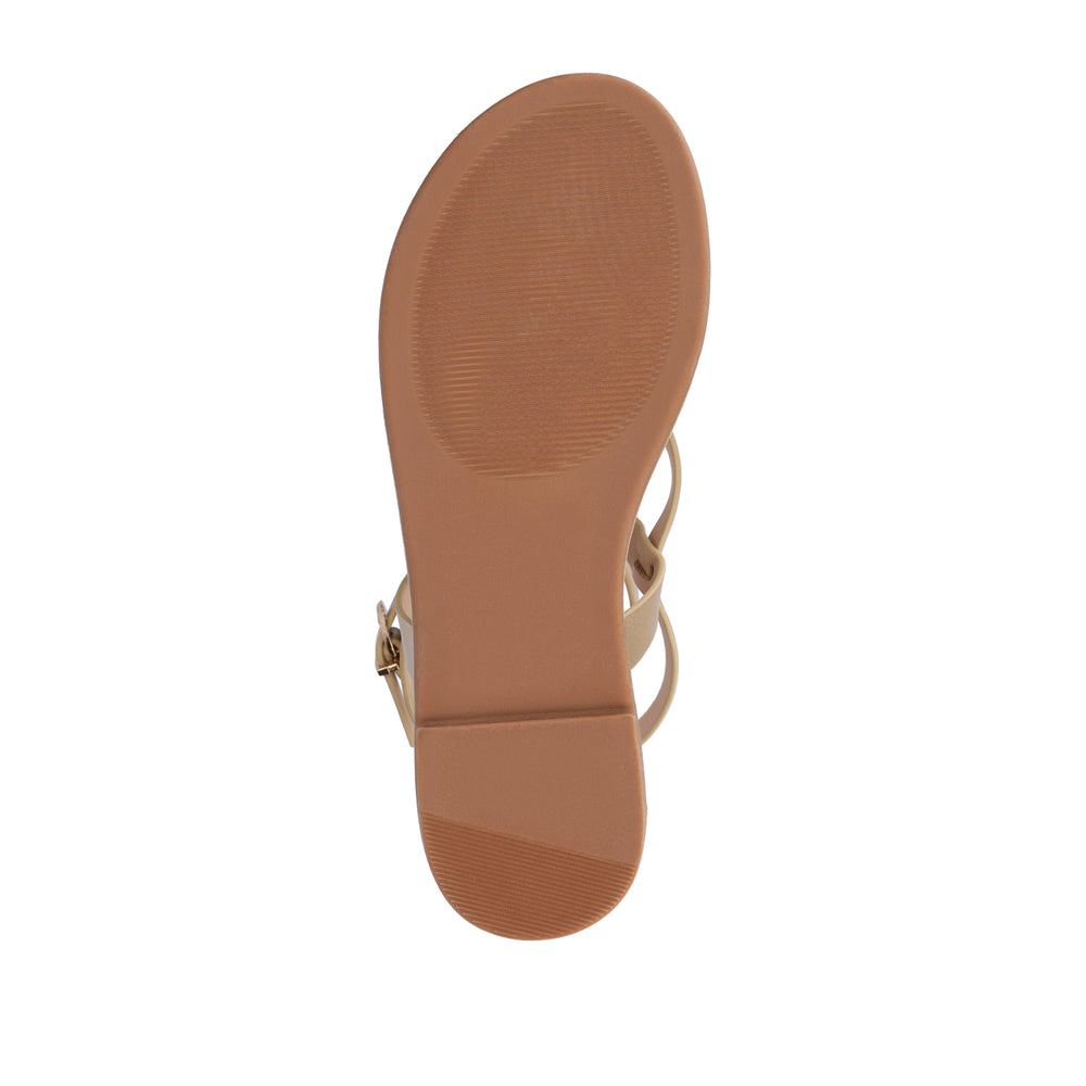 TANGIE MULTI STRAP SANDALS IN FAUX LEATHER