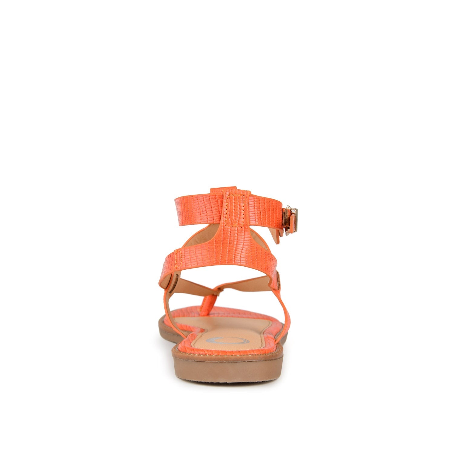 TANGIE MULTI STRAP SANDALS IN VEGAN LEATHER - Orange