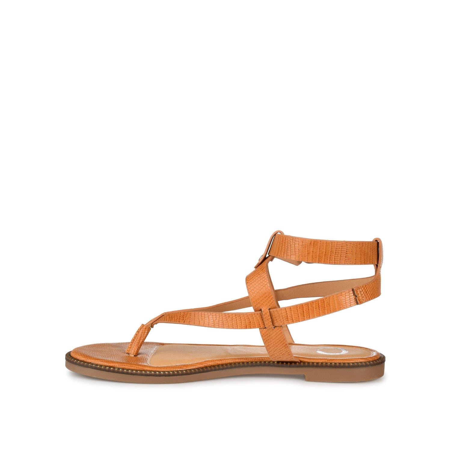 TANGIE MULTI STRAP SANDALS IN VEGAN LEATHER - Tan
