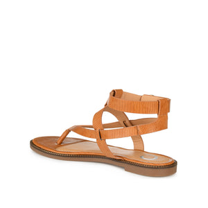TANGIE MULTI STRAP SANDALS IN FAUX LEATHER