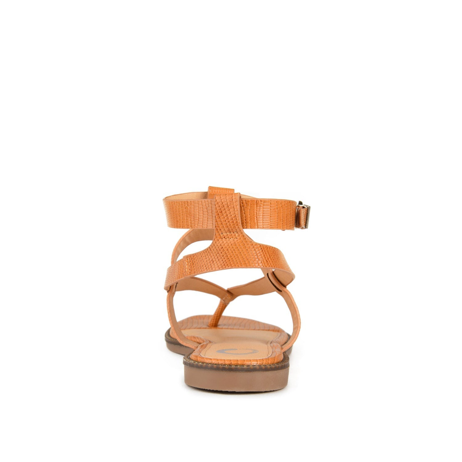 TANGIE MULTI STRAP SANDALS IN VEGAN LEATHER - Tan