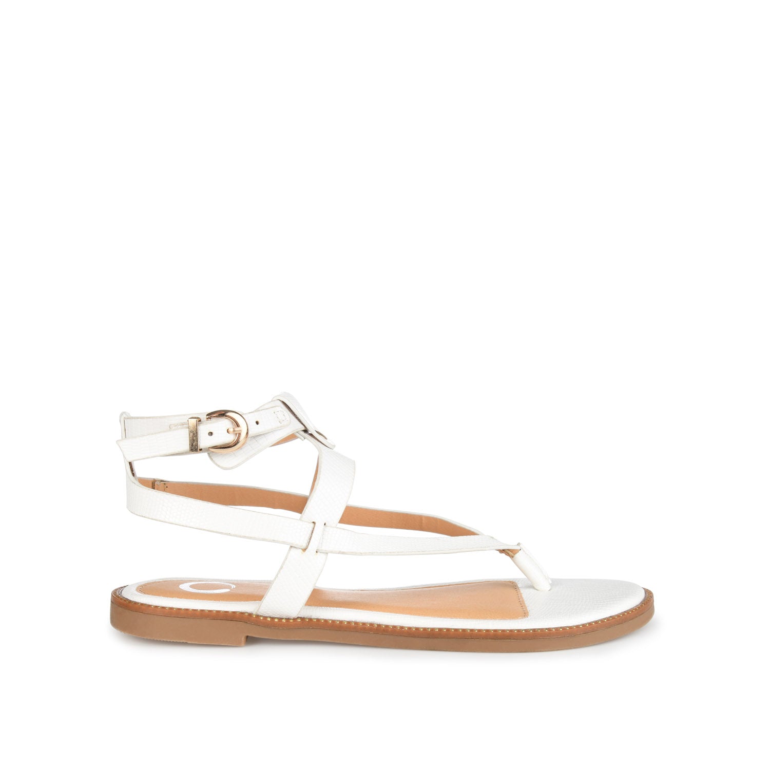 TANGIE MULTI STRAP SANDALS IN FAUX LEATHER